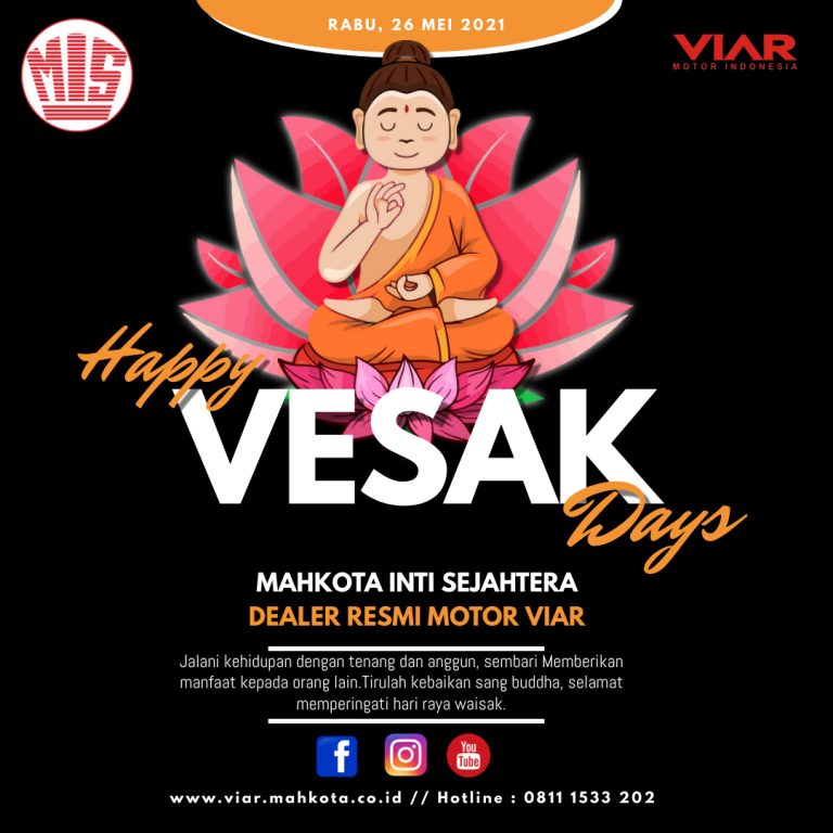 Memperingati hari Raya Waisak Viar Mahkota