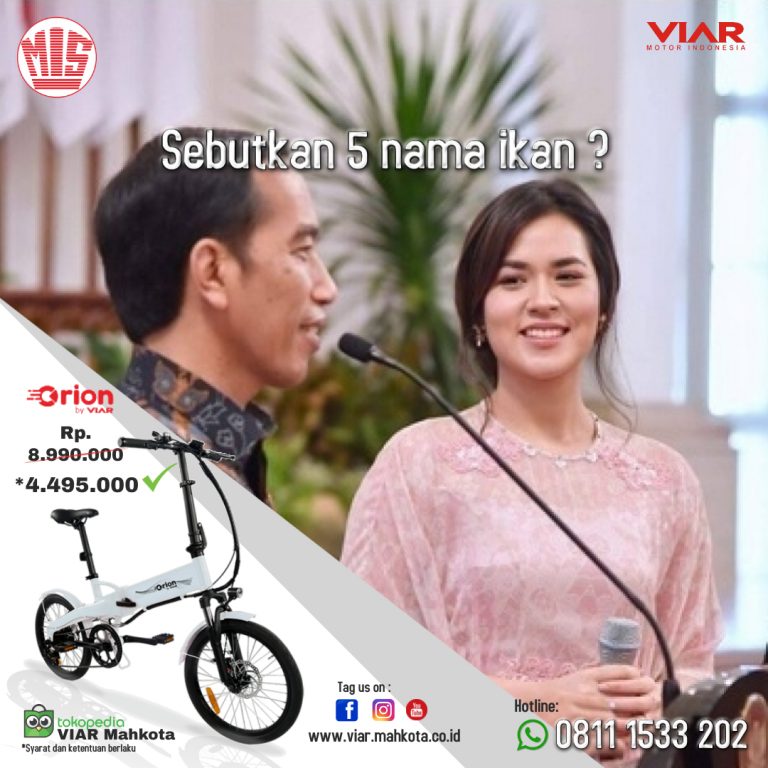 E Bike Orion MIS VIAR Mahkota