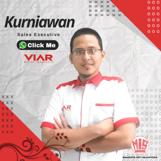 Kurniawan sales VIAR Mahkota KS Tubun Jakarta. MIS Suzuki dan VIAR